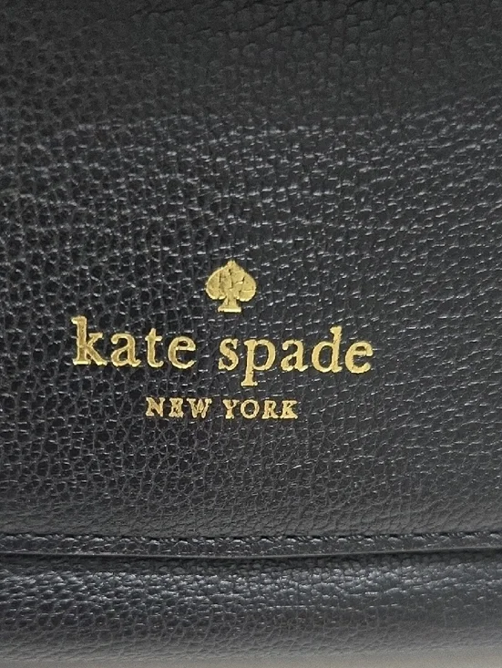 kate spade Black Leather Satchel with Gold Hardware and Tassel - Picture 3 of 10